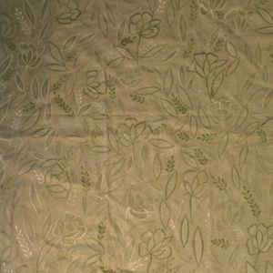 Vintage Kravet Embroidered Silk Fabric🦋